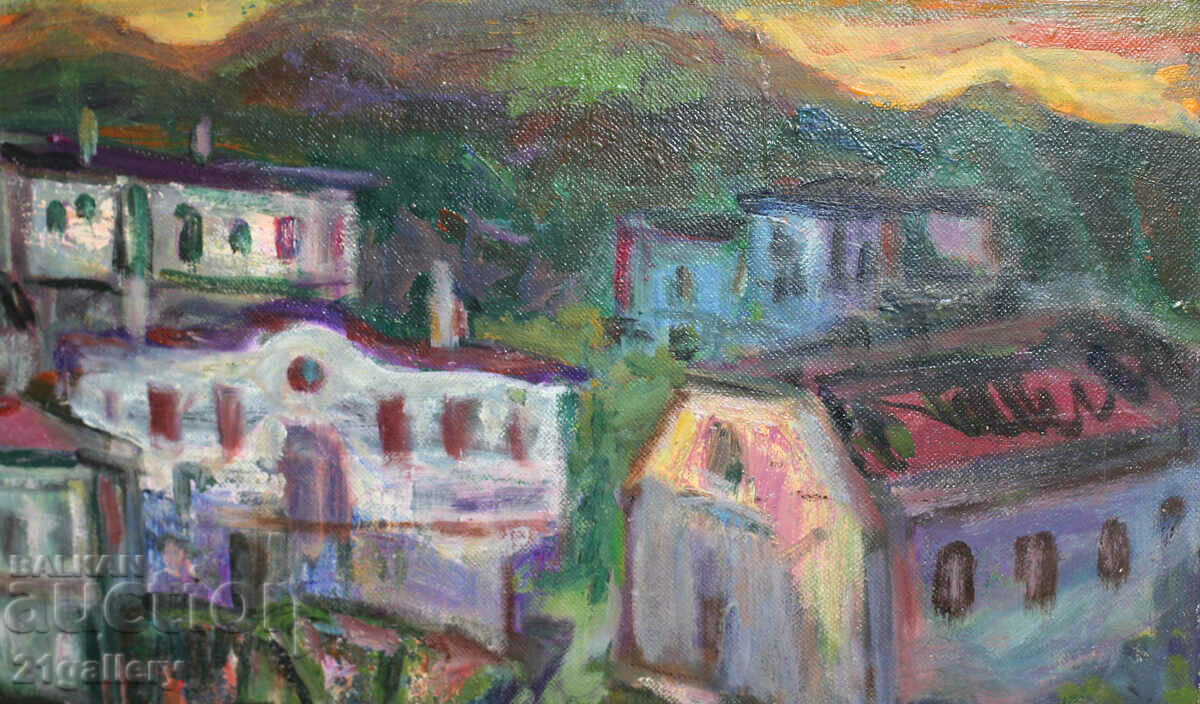 Доставка на Георги Киров (1915-2000) Пейзаж - "Мелник привечер" Доставка на Георги Киров (1915-2000) Пейзаж - "Мелник привечер"