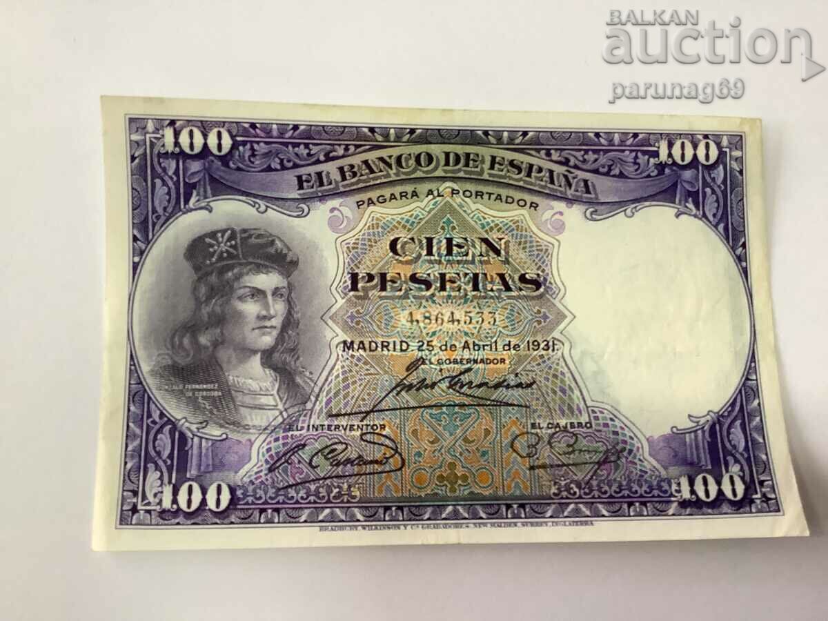 Spain 100 pesetas 1931 Spain 100 pesetas 1931