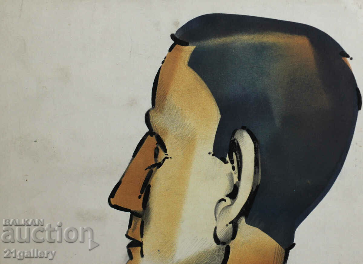 Auction  Ludmil Dimitrov Project for a poster 1982