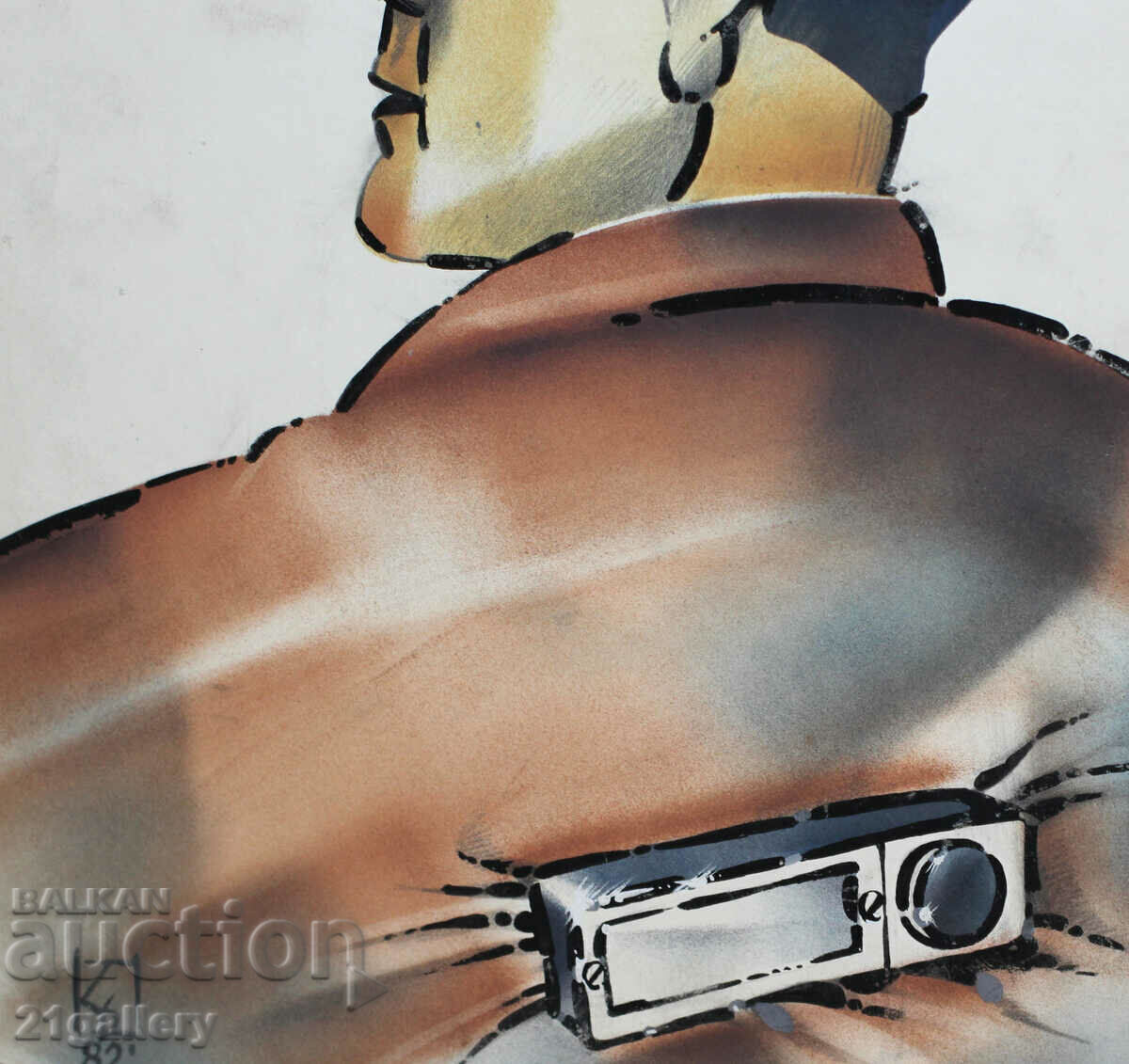 Ludmil Dimitrov Project for a poster 1982 - 5