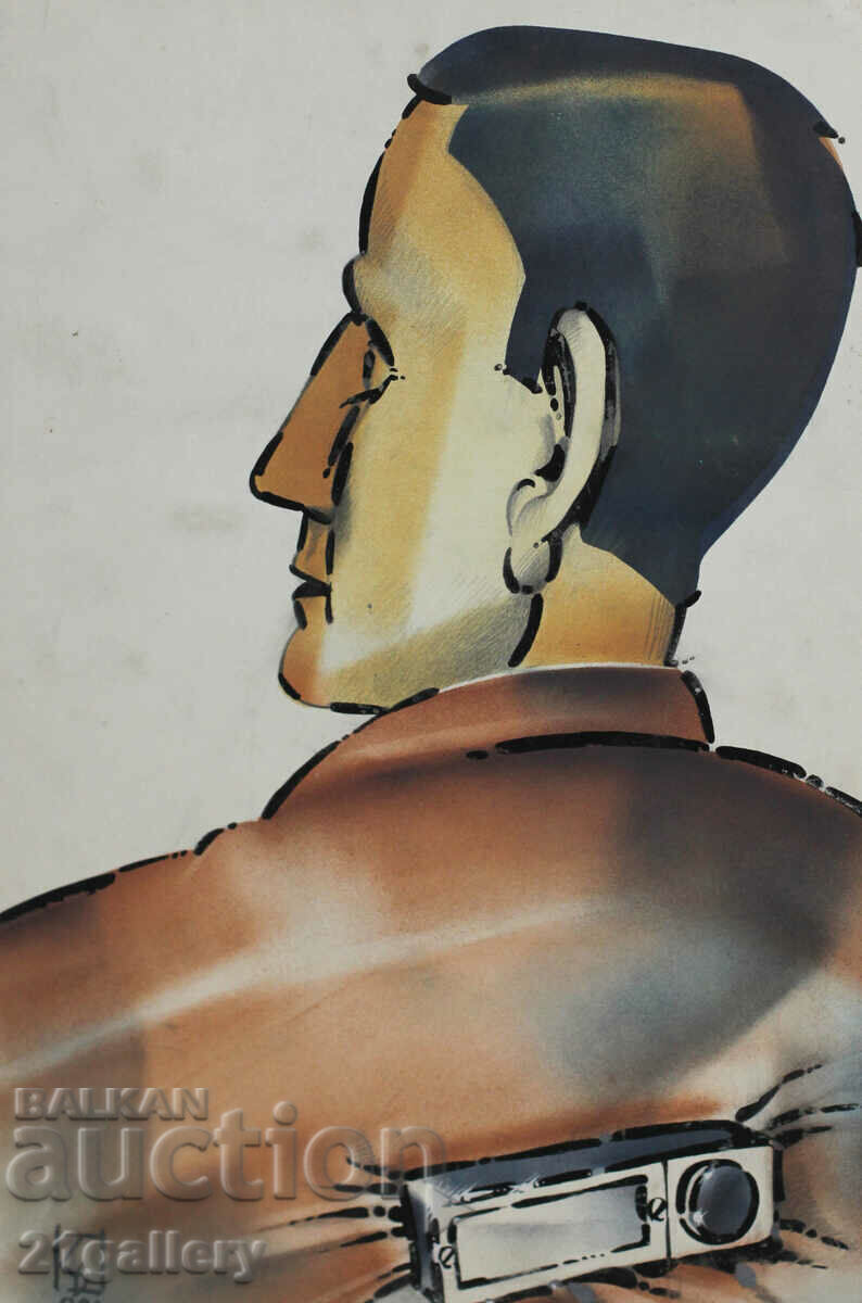 Ludmil Dimitrov Project for a poster 1982