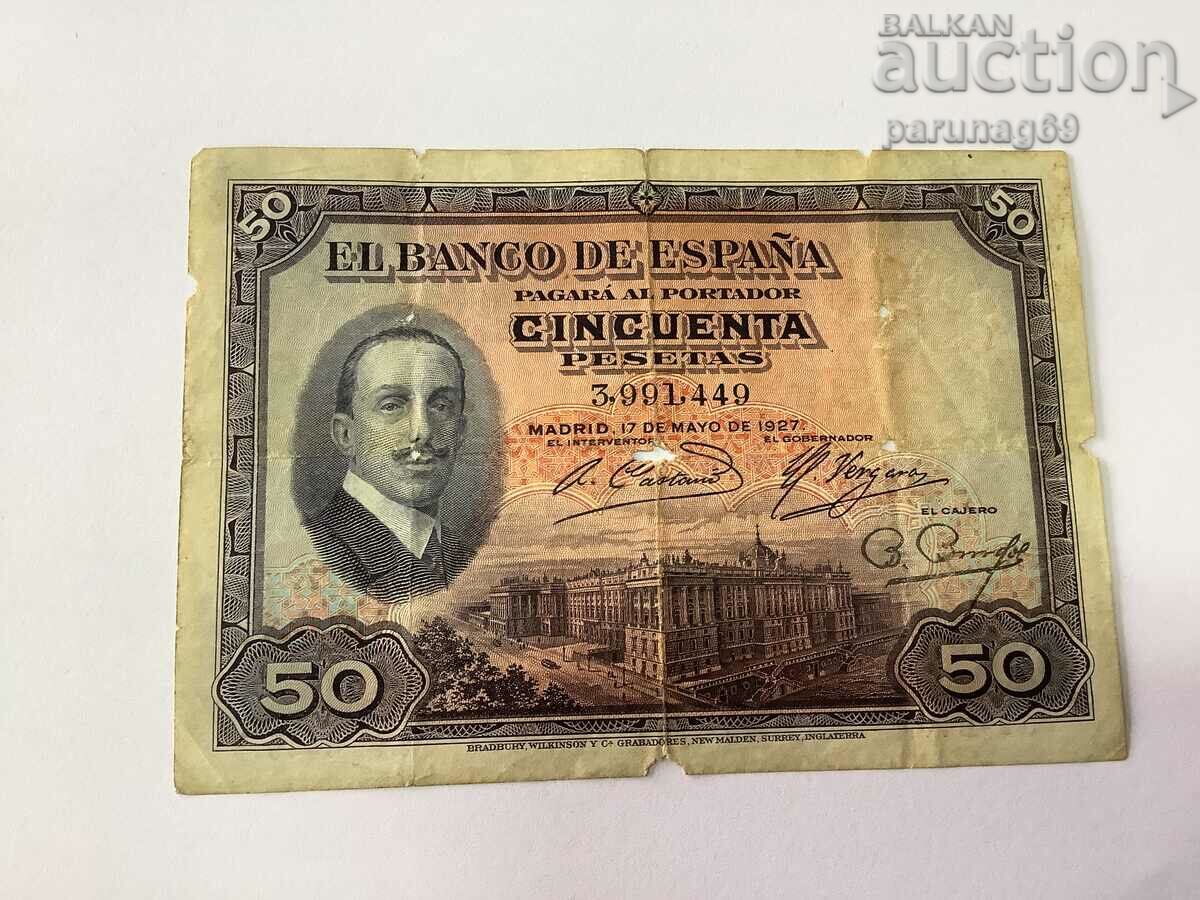 Spain 50 pesetas 1927