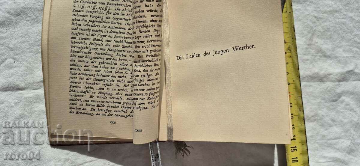 Delivery of DIE LEIDEN des JUNGEN WERTHER von GOETHE