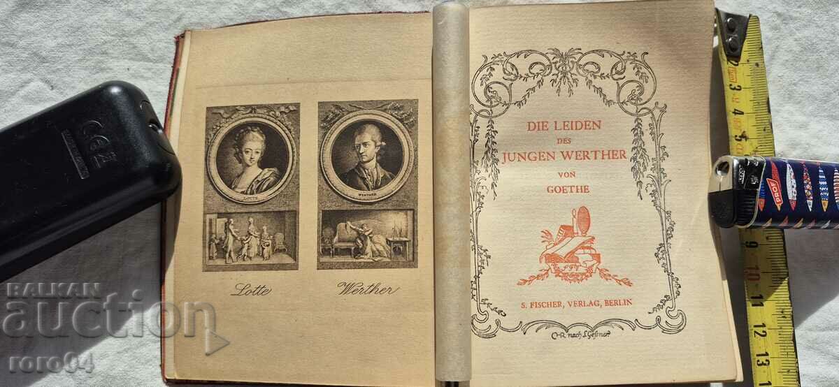 DIE LEIDEN des JUNGEN WERTHER von GOETHE