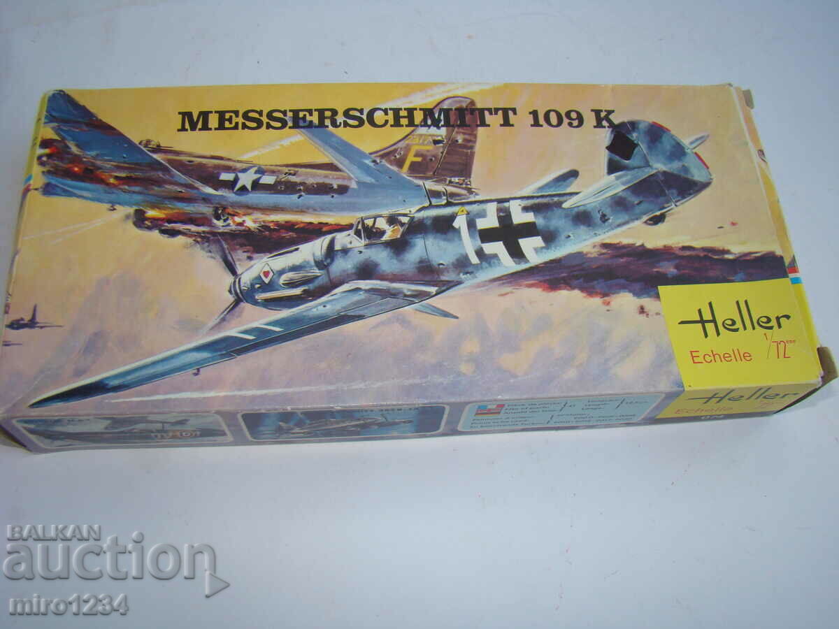 БЗЦ 1/72 HELLER MESSERSCHMITT САМОЛЕТ МОДЕЛ ЗА СГЛОБЯВАНЕ