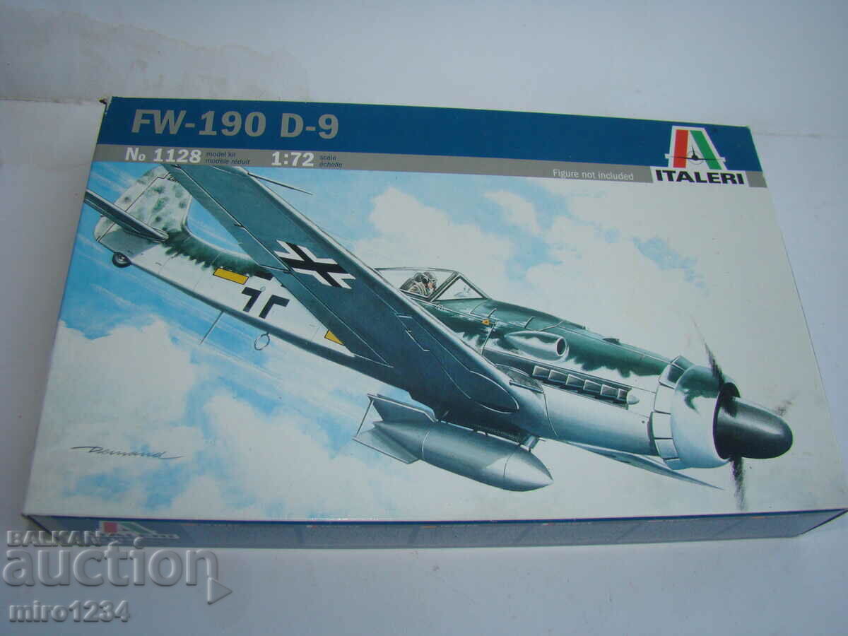 BZC 1/72 FW - 190 D 9 ITALIERI PLANE MODEL FOR ASSEMBLY