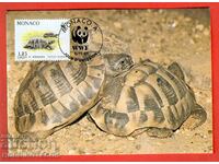 WWF CARD ENDANGERED ANIMALS - MONACO - CARD MAX