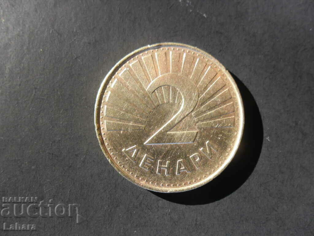 2 dinari 1993 provincia Macedonia