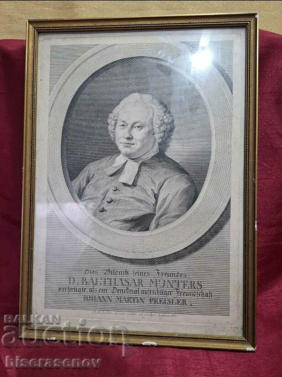 Щампа на Балтазар Мюнтер(1735-1793)