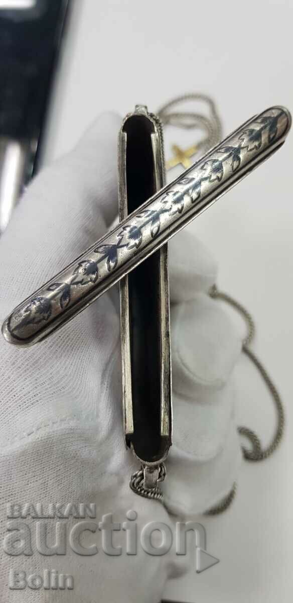 A rare renaissance silver icon reliquary of St. George - 6 A rare renaissance silver icon reliquary of St. George - 6