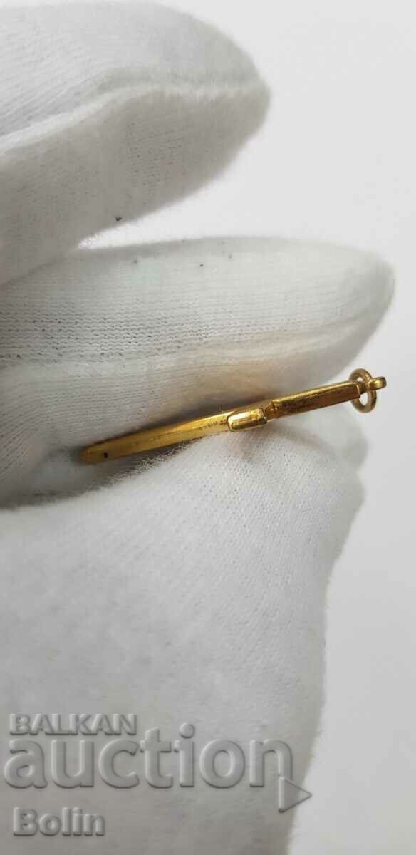 A rare late 19th century European engraved gilt cross with price 85.00 BGN | € 43.46 A rare late 19th century European engraved gilt cross with price 85.00 BGN | € 43.46