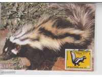 Card maximum FDC Animals Exotic carnivores