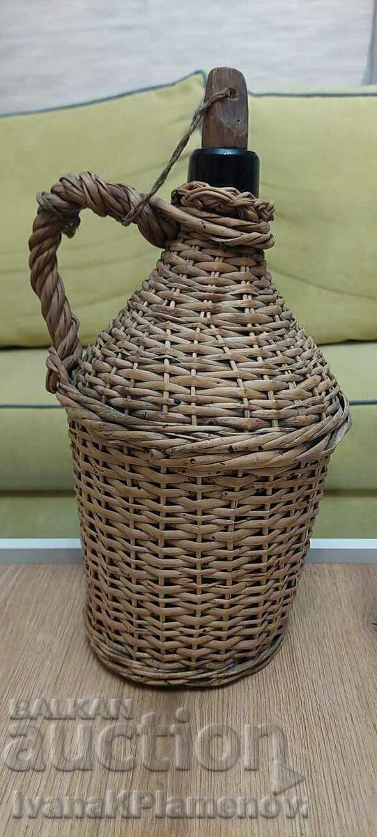 Licitație Damajana tricotat retro inaltime 36cm
