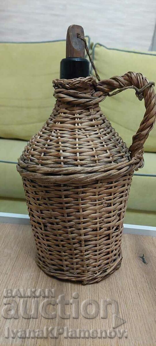 Damajana knitted retro height 36cm Damajana knitted retro height 36cm