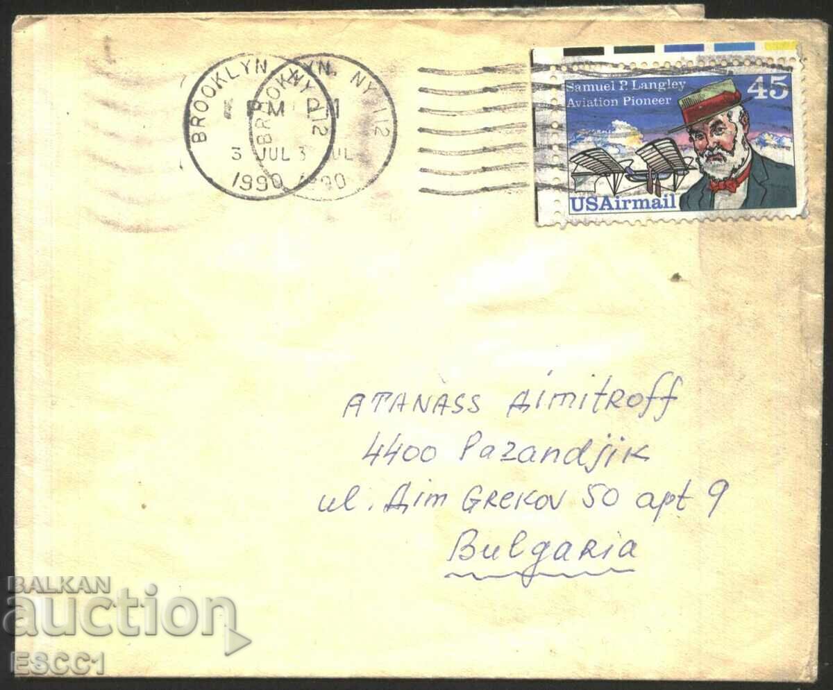 Samuel Langley Aircraft Branded Travel Envelope from the USA