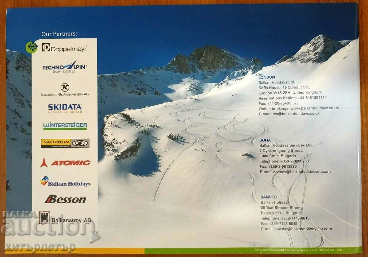 Brochure book advertisement Bansko tourism ski 2005 with price 2.99 BGN | € 1.53 Brochure book advertisement Bansko tourism ski 2005 with price 2.99 BGN | € 1.53