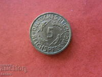 5 pfennig 1936 Germania