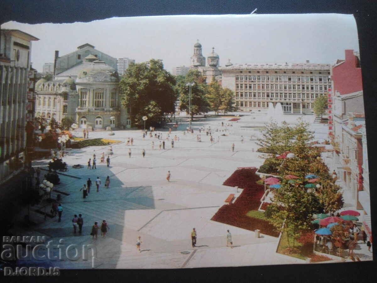 VARNA - 9 September Square, Old Card