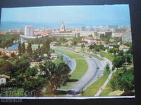 VARNA - the "Varna-Golden Sands" highway, Old card