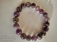 Bracelet with amethyst 10mm