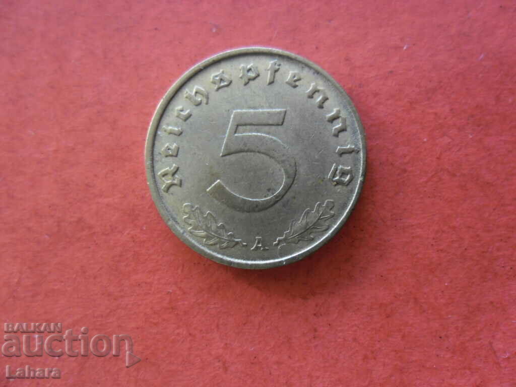 5 pfennig 1937 Γερμανία