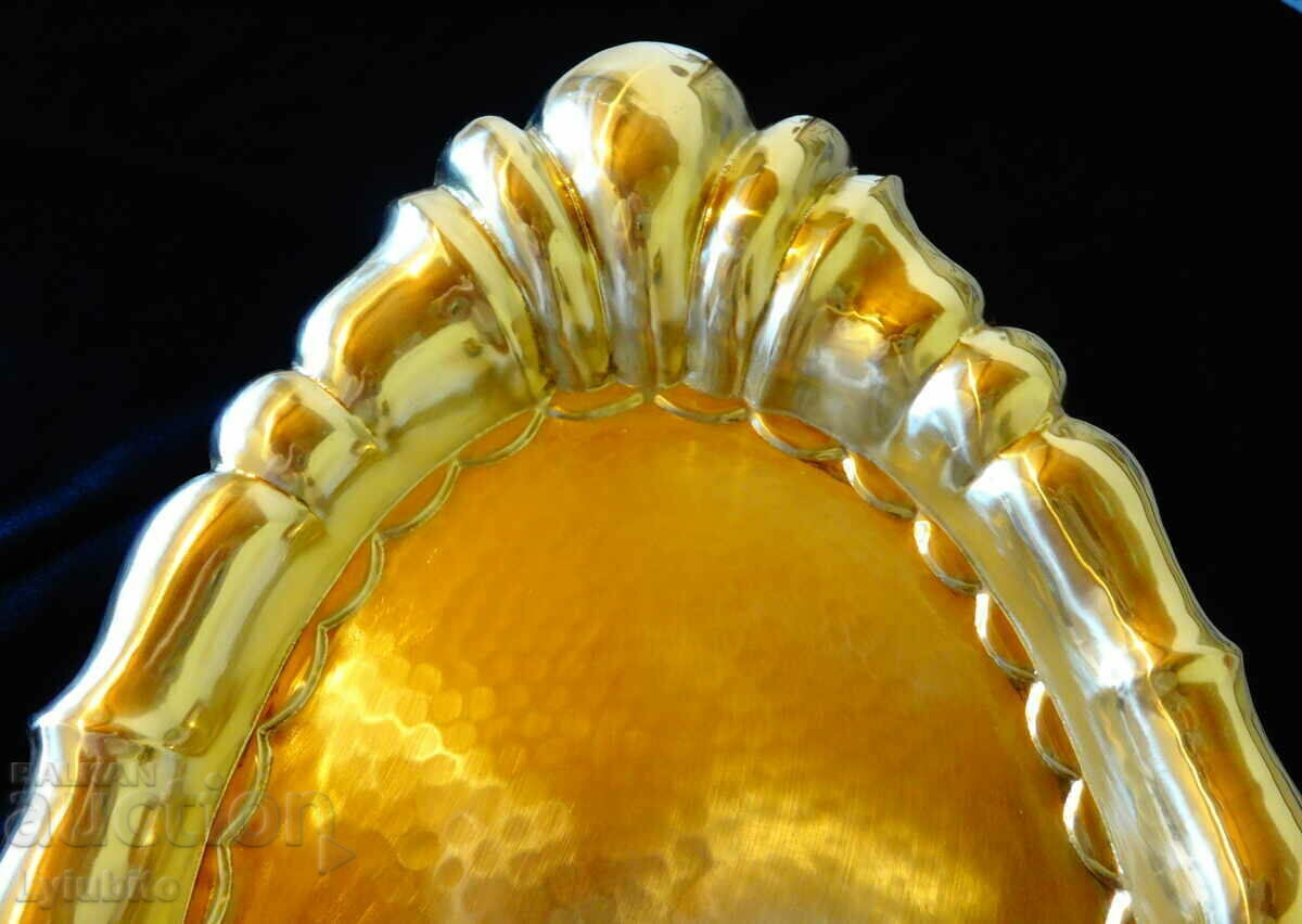 Ορειχάλκινο πιάτο, δίσκος, με σήμανση. με τιμή 49.00 BGN | € 25.05 Ορειχάλκινο πιάτο, δίσκος, με σήμανση. με τιμή 49.00 BGN | € 25.05