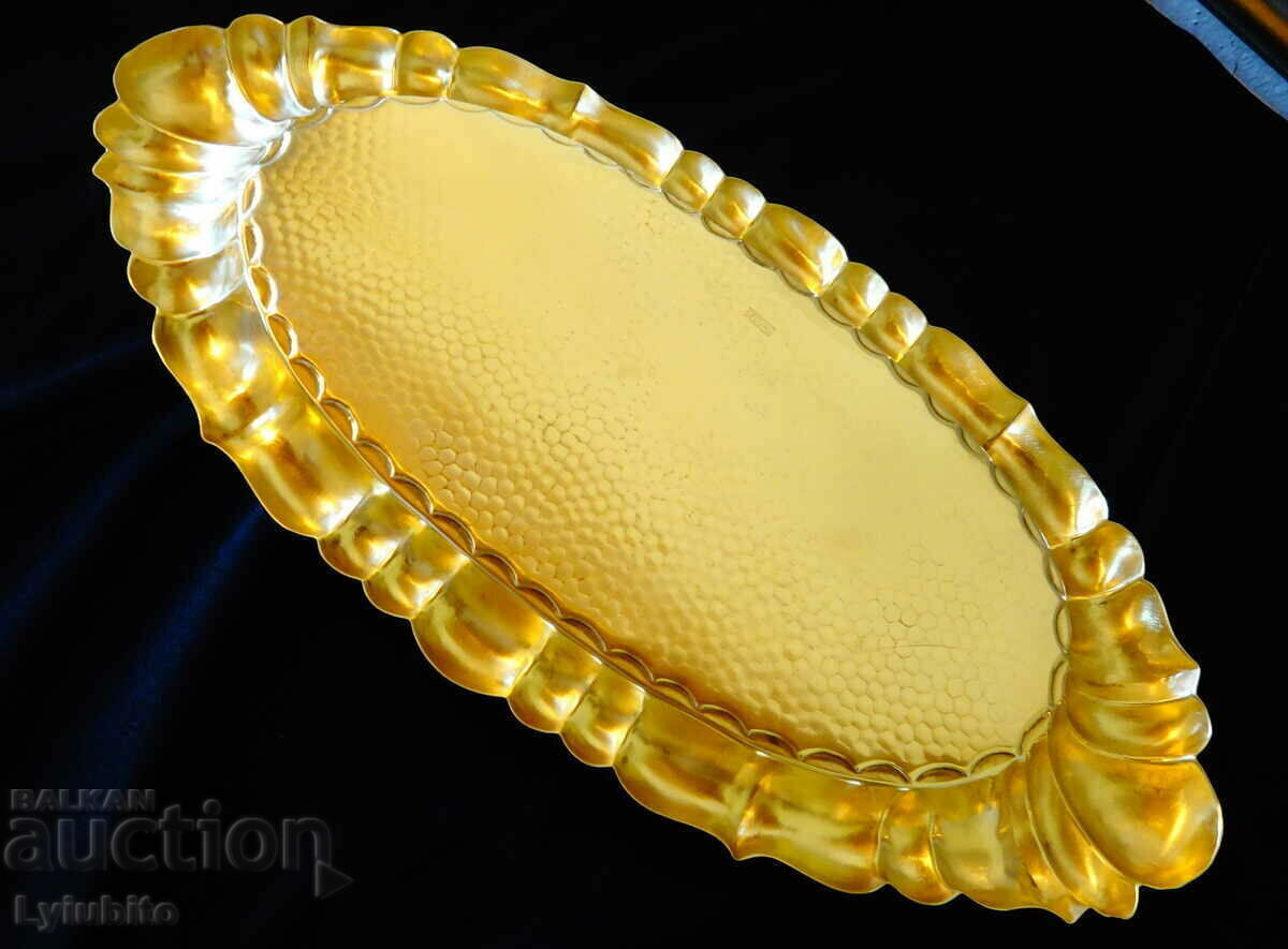 Δημοπρασία Ορειχάλκινο πιάτο, δίσκος, με σήμανση. Δημοπρασία Ορειχάλκινο πιάτο, δίσκος, με σήμανση.