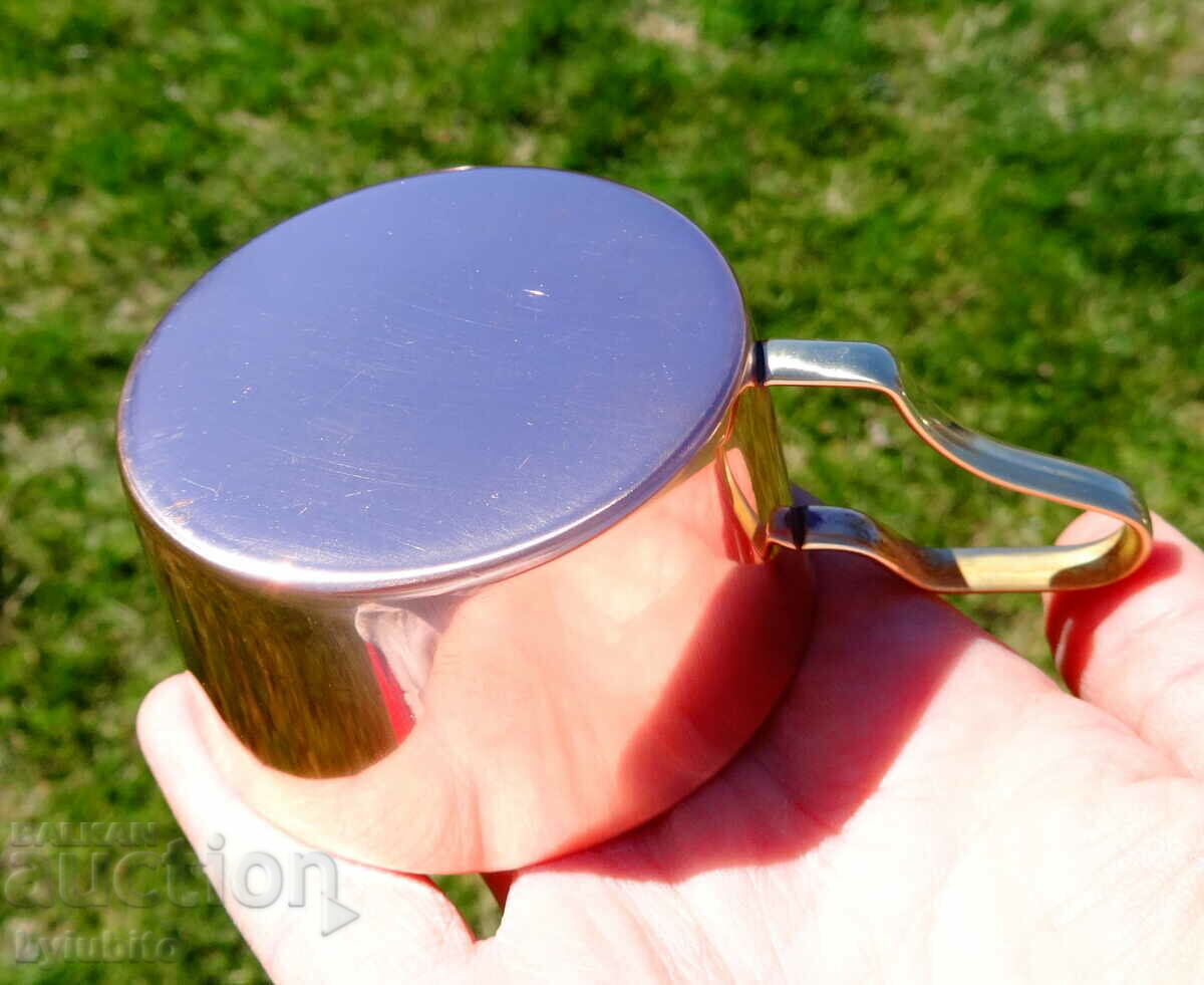 German copper cup, thermal glass. - 7 German copper cup, thermal glass. - 7