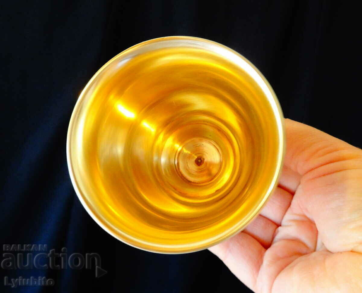 Δημοπρασία Χάλκινο ποτήρι κρασιού, ποτήρι κρασιού από το 1946 Δημοπρασία Χάλκινο ποτήρι κρασιού, ποτήρι κρασιού από το 1946