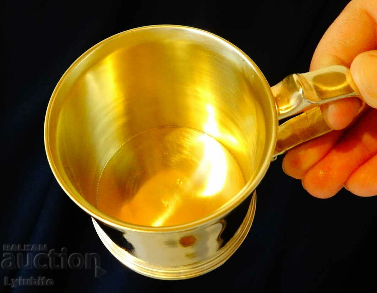 Massive bronze cups 200 ml, plus a glass cup with price 95.00 BGN | € 48.57 Massive bronze cups 200 ml, plus a glass cup with price 95.00 BGN | € 48.57