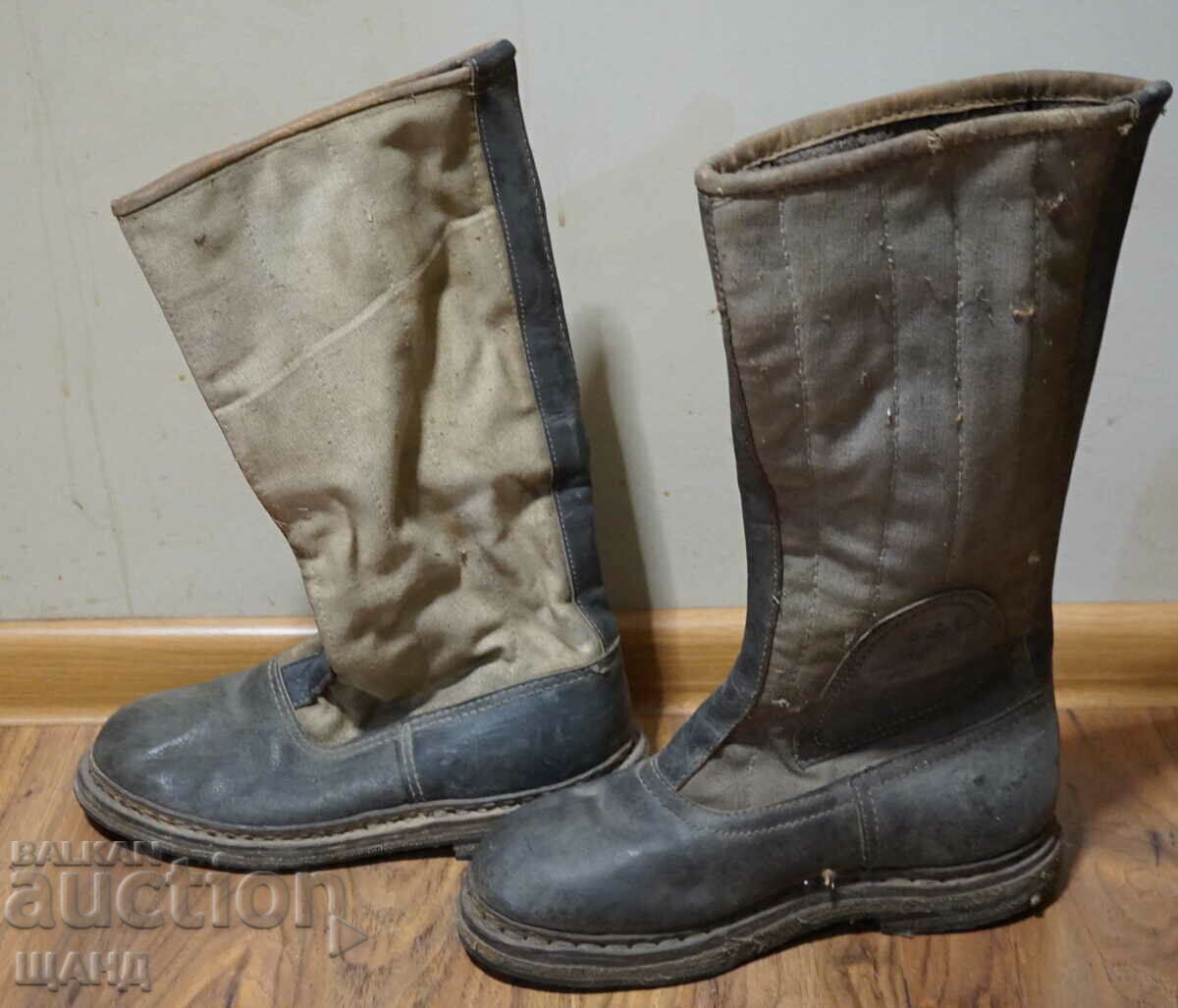 Old military boots