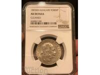 Austro-Ungaria 1 Forint 1883 Franz Joseph I Argint NGC AU