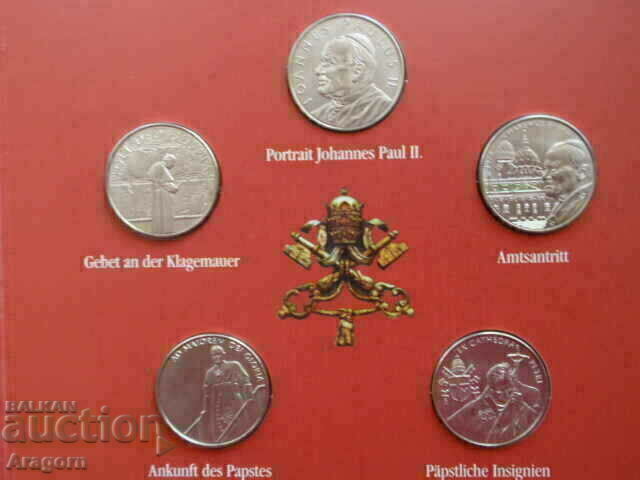 Auction rare set of 5 coins Order of Malta; Order of Malta 2005 Auction rare set of 5 coins Order of Malta; Order of Malta 2005