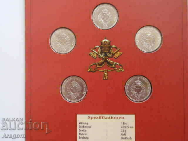 Delivery of rare set of 5 coins Order of Malta; Order of Malta 2005 Delivery of rare set of 5 coins Order of Malta; Order of Malta 2005