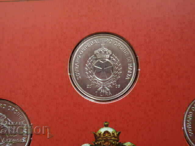 rare set of 5 coins Order of Malta; Order of Malta 2005 - 5 rare set of 5 coins Order of Malta; Order of Malta 2005 - 5