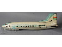 Lemez Old Hungarian Metal Toy Model Airplane