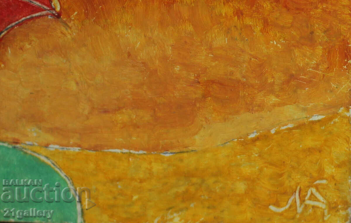 Auction Marina Angelova Figurative composition oil paints Auction Marina Angelova Figurative composition oil paints