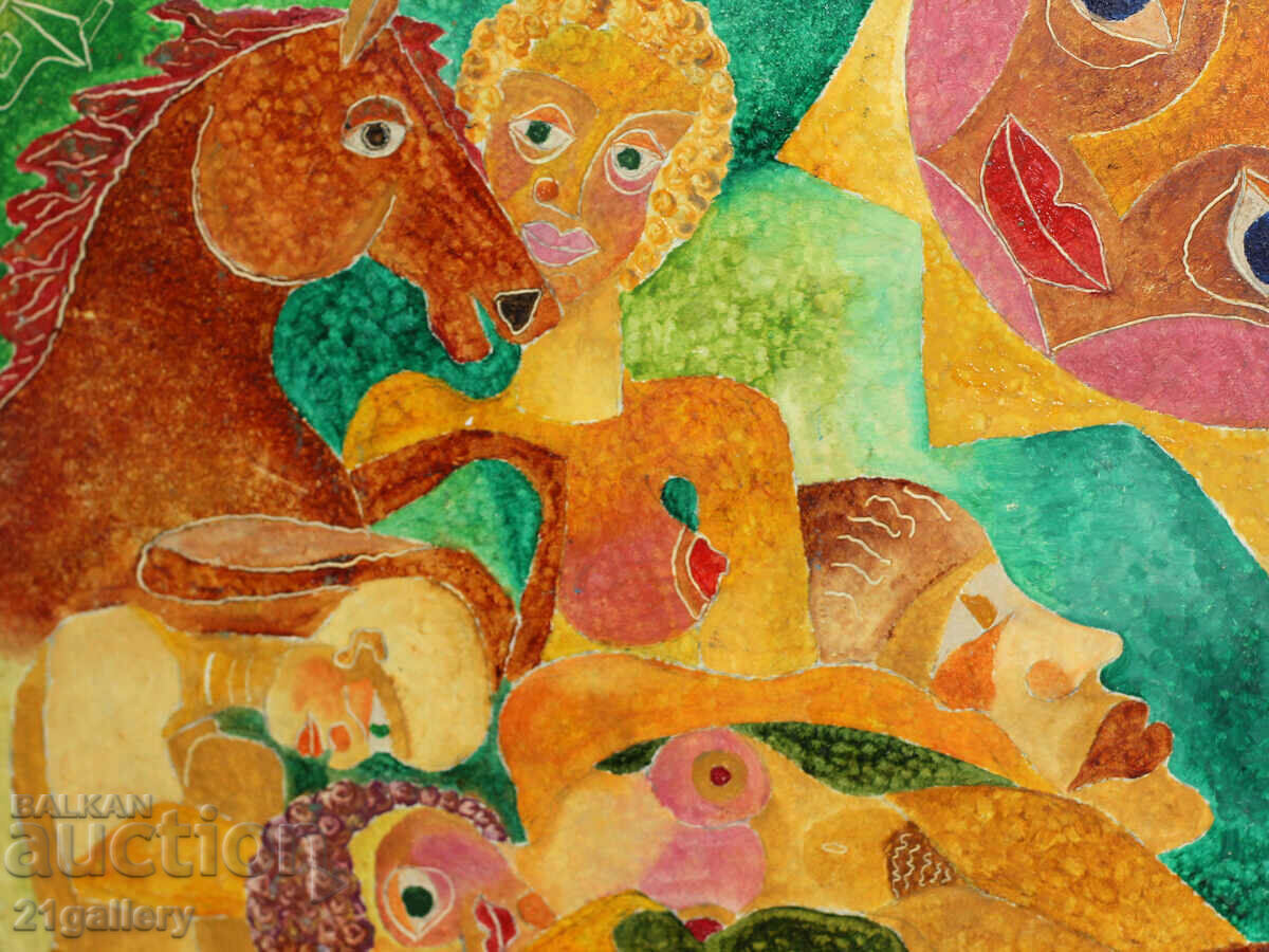 Marina Angelova Figurative composition oil paints - 7 Marina Angelova Figurative composition oil paints - 7