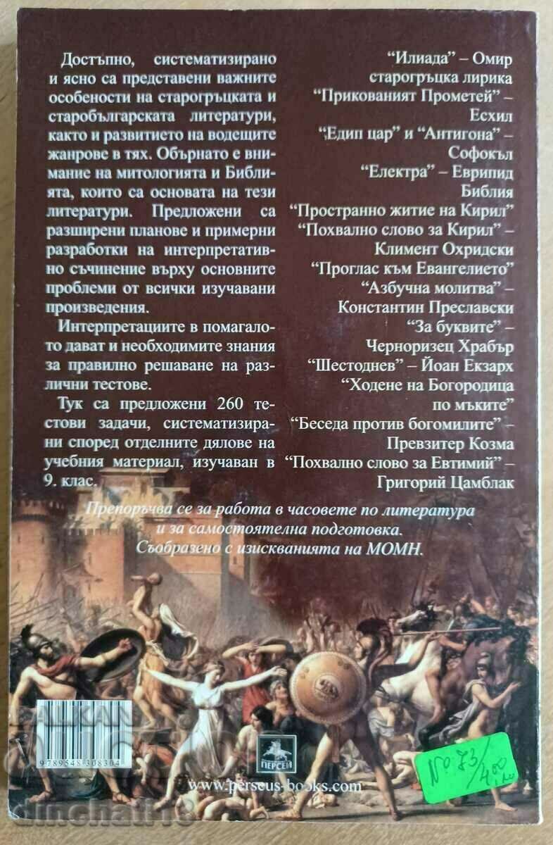 Delivery of Interpretations and tests in Bulgarian language and literature Delivery of Interpretations and tests in Bulgarian language and literature