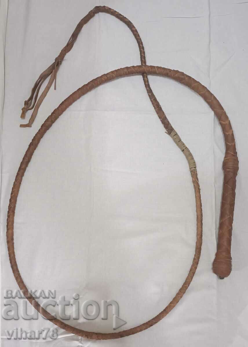 A LEATHER WHIP with price 179.99 BGN | € 92.03 A LEATHER WHIP with price 179.99 BGN | € 92.03