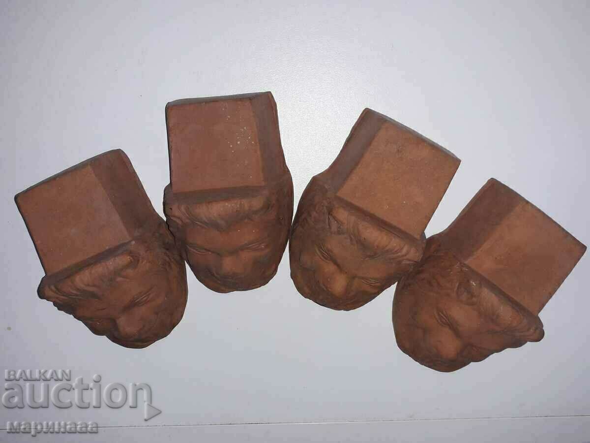 OLD CERAMIC TILE DECORATIONS. ITALY with price 20.00 BGN | € 10.23