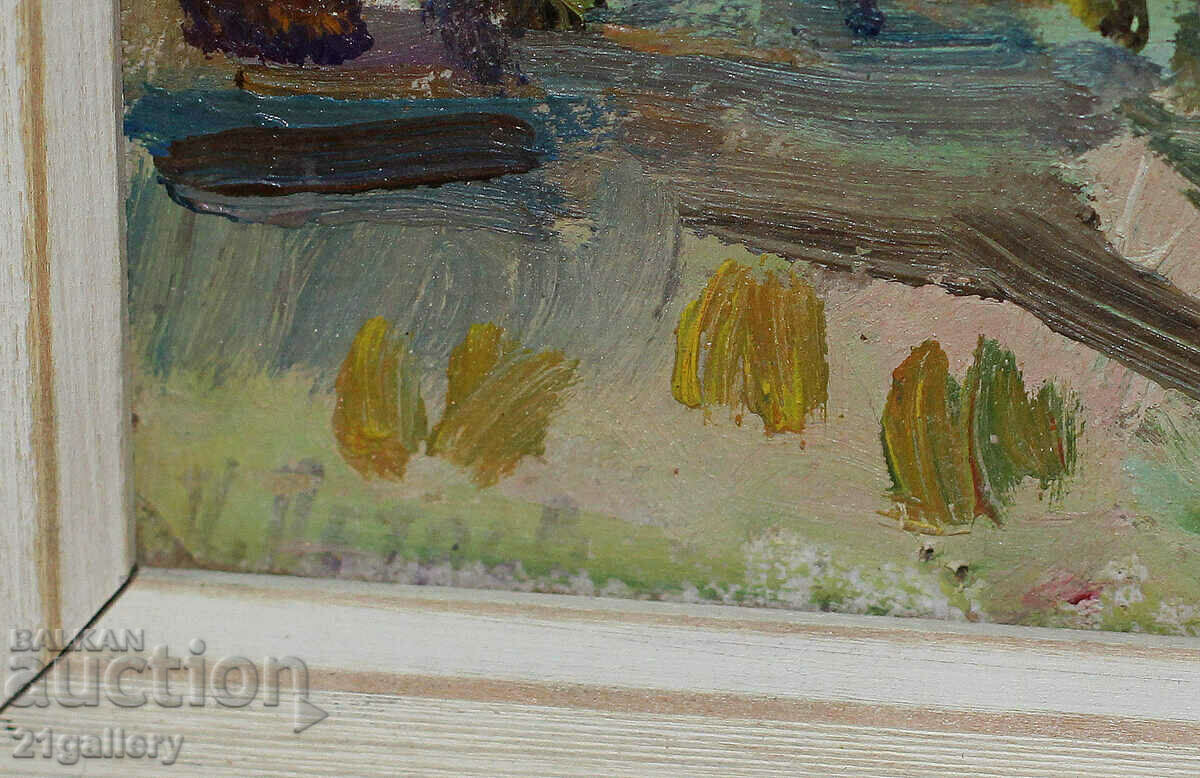 Petar Petrov Urban landscape, oil paints, signed - 7 Petar Petrov Urban landscape, oil paints, signed - 7