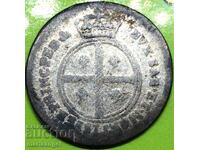 Sardinia 1/2 reale 1769 Italy Carlo Emanuele - very rare