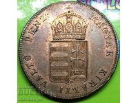 Austria 1 EGY Kreuzer 1848 26mm rar