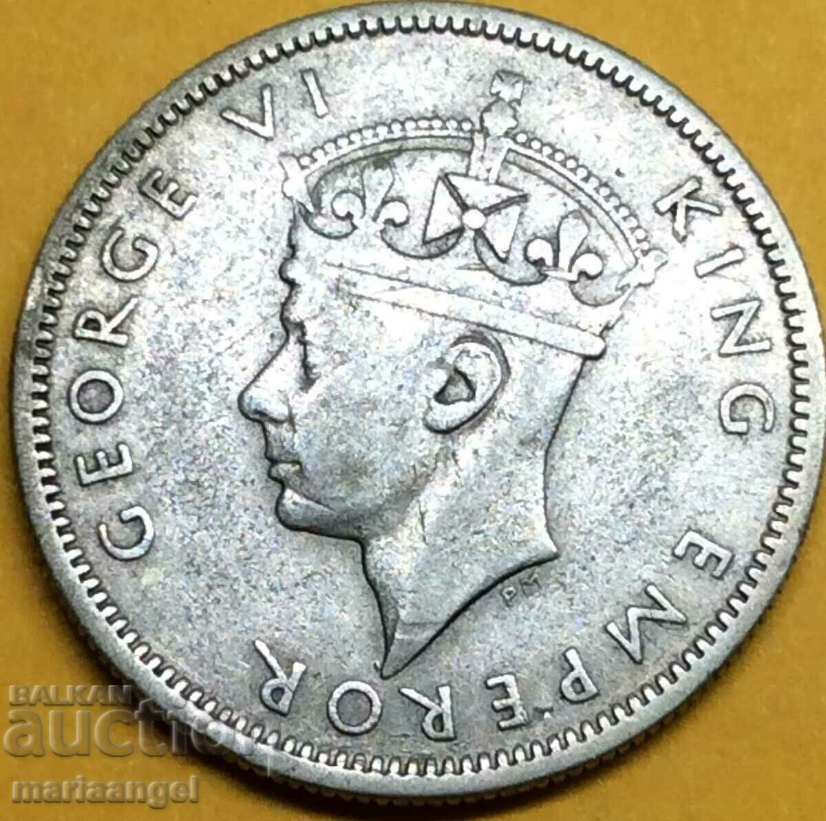 Great Britain 1 Shilling 1938 Fiji George VI Silver