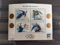 Norway Michel Block No. 16 from 1991. olympic games