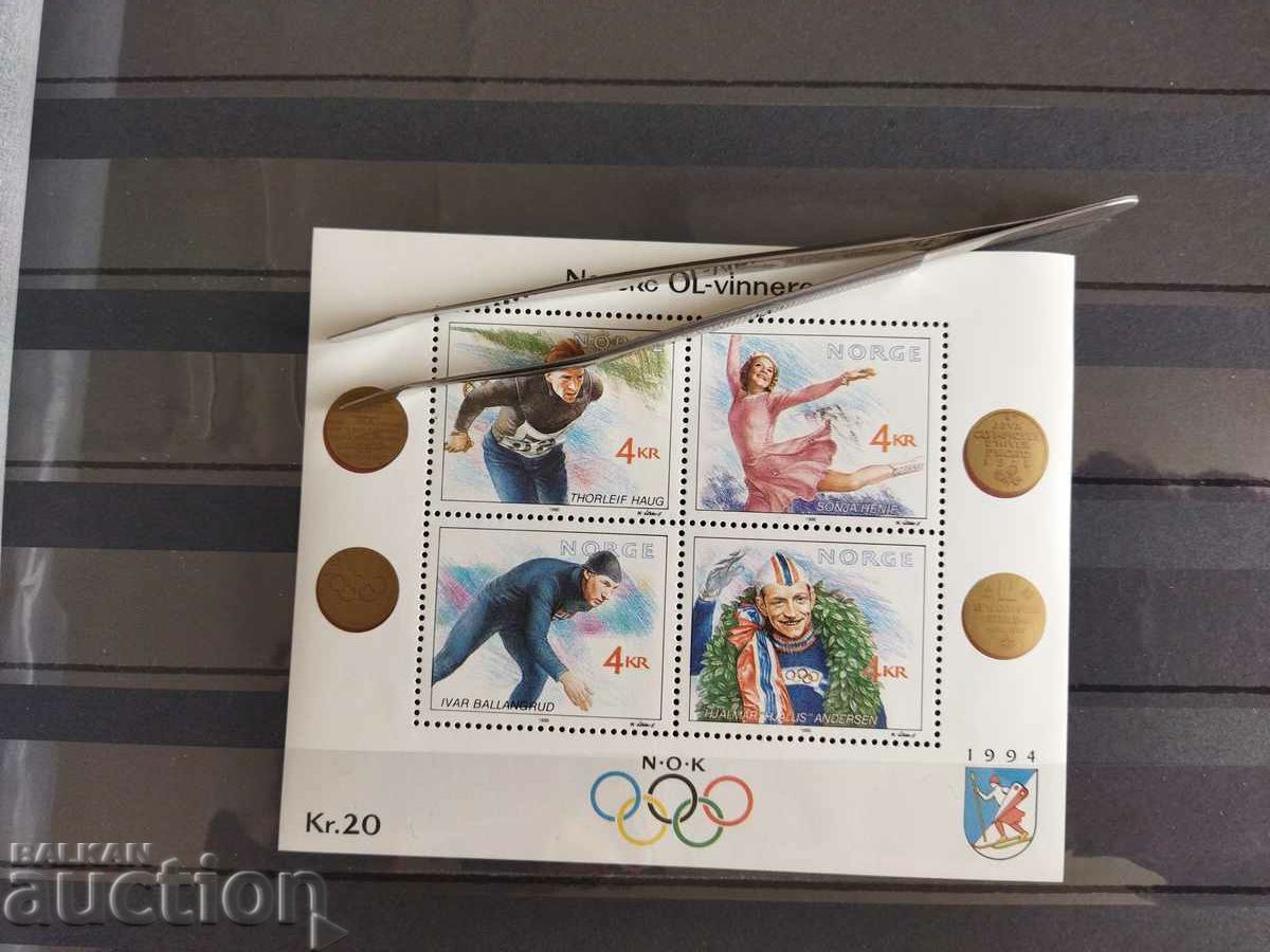 Norway Michel Block No. 14 from 1990. olympic games with price 8.00 BGN | € 4.09 Norway Michel Block No. 14 from 1990. olympic games with price 8.00 BGN | € 4.09