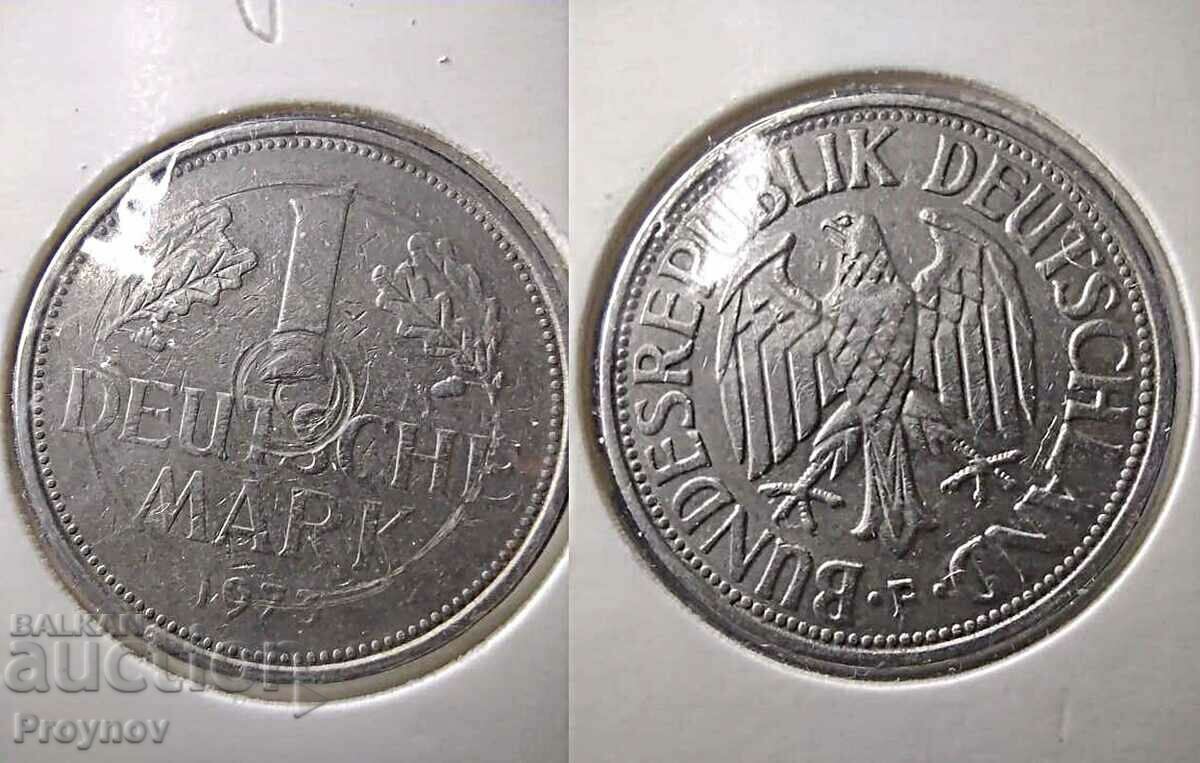 MINT ERROR-Germania 1 marcă-1973