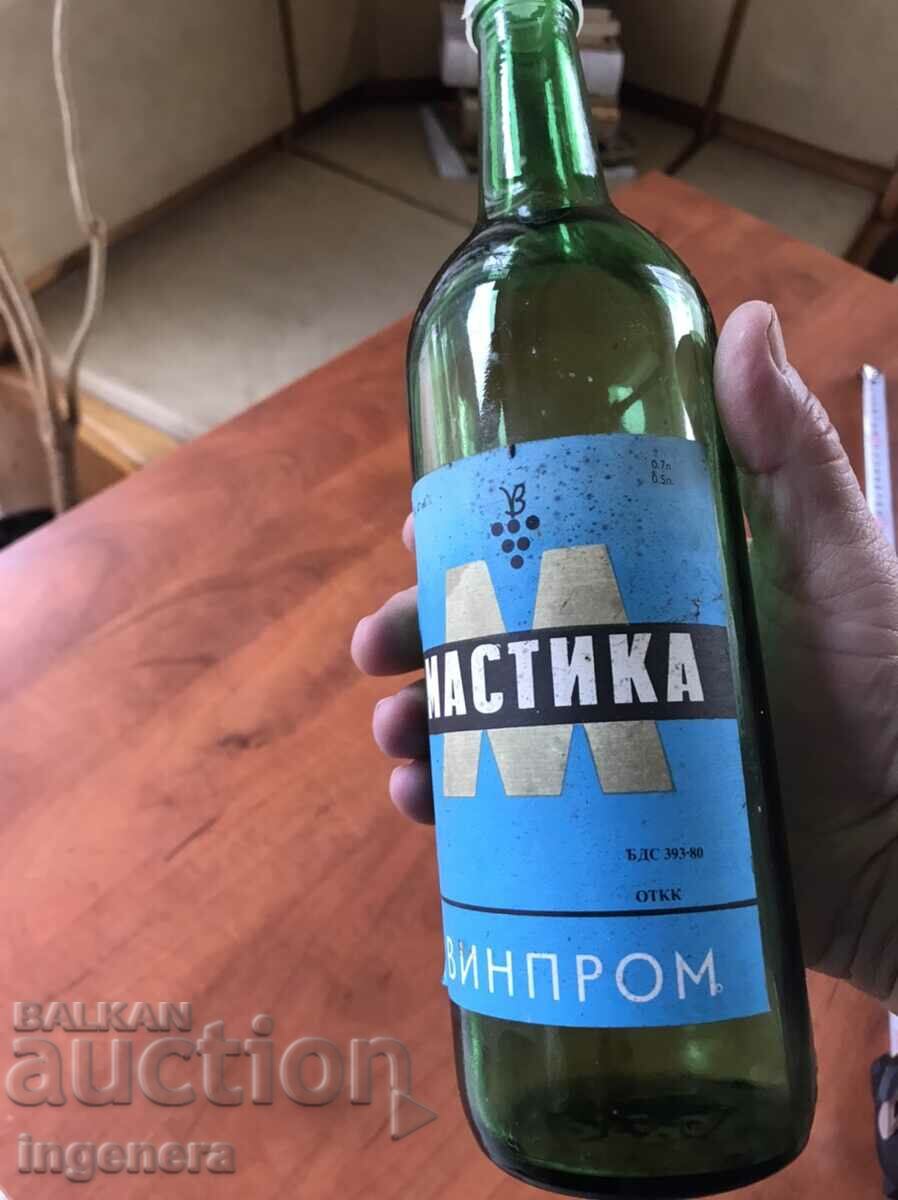 Delivery of BOTTLE BOTTLE COLLECTIBLE GLASS COLORED MASTIC FROM SOCA Delivery of BOTTLE BOTTLE COLLECTIBLE GLASS COLORED MASTIC FROM SOCA