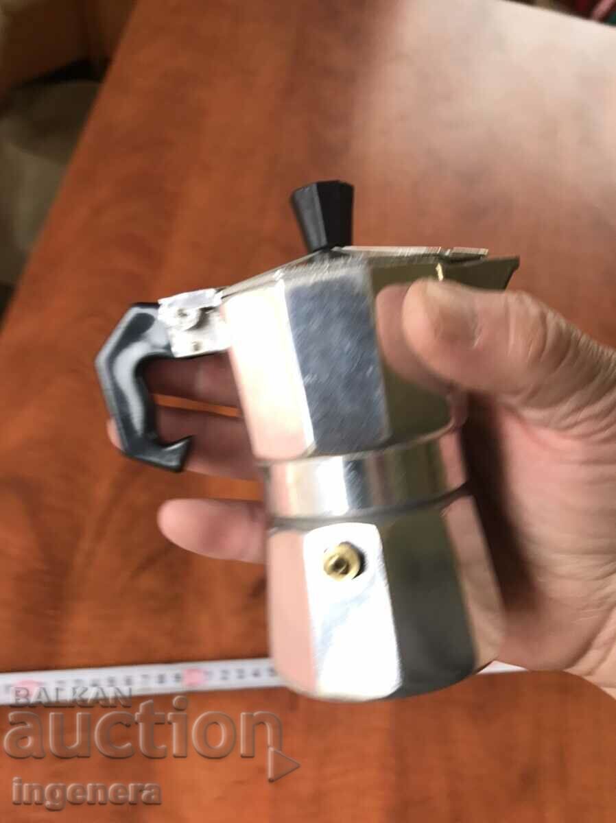 COFFEE MACHINE METAL ITALY FOR 1 COFFEE - 5 COFFEE MACHINE METAL ITALY FOR 1 COFFEE - 5
